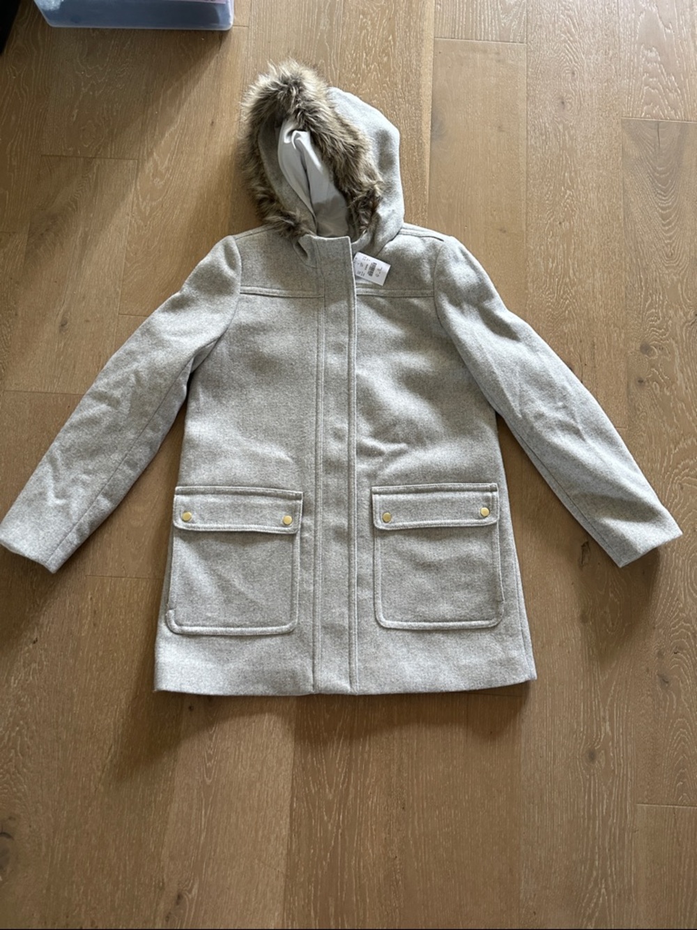 Women’s J Crew trench style coat